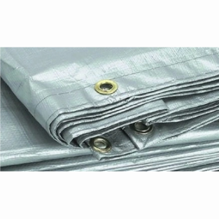 Krycia plachta 210g/m2 - strieborná - Veľkosť: 2x6m