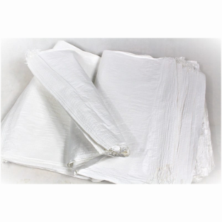 Biele tkané vrecia polypropylenové - Veľkosť: 55x110cm